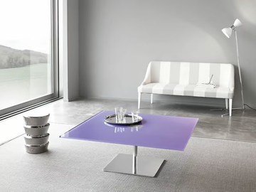 FARNIENTE - Low square tempered glass coffee table by Tonelli Design - view 2